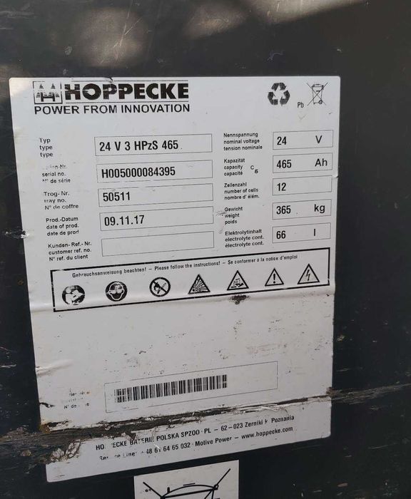 Bateria trakcyjna pod magazyn energii 24V jedyna w woj. podlaskim