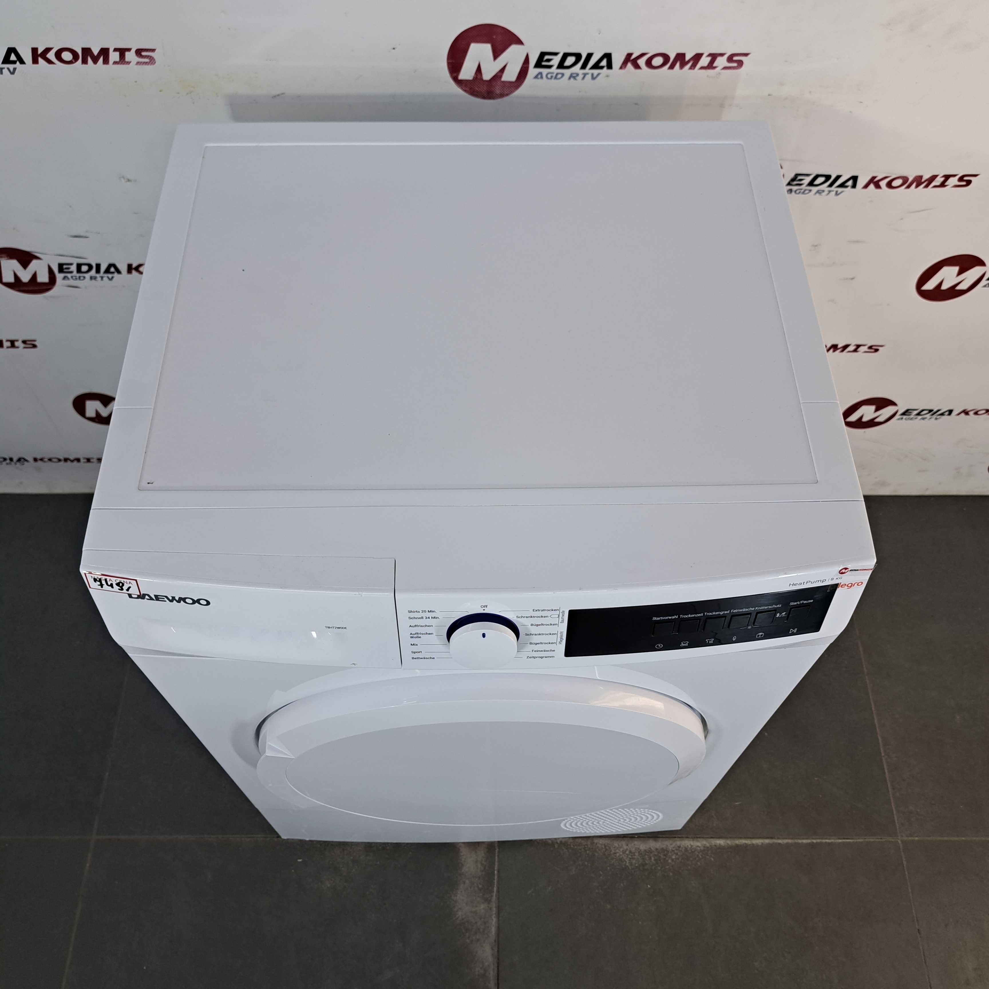 Suszarka Daewoo T8HT2W0DE [12m-cy gwar] A++/8kg/pompa ciepła/60,9cm gł