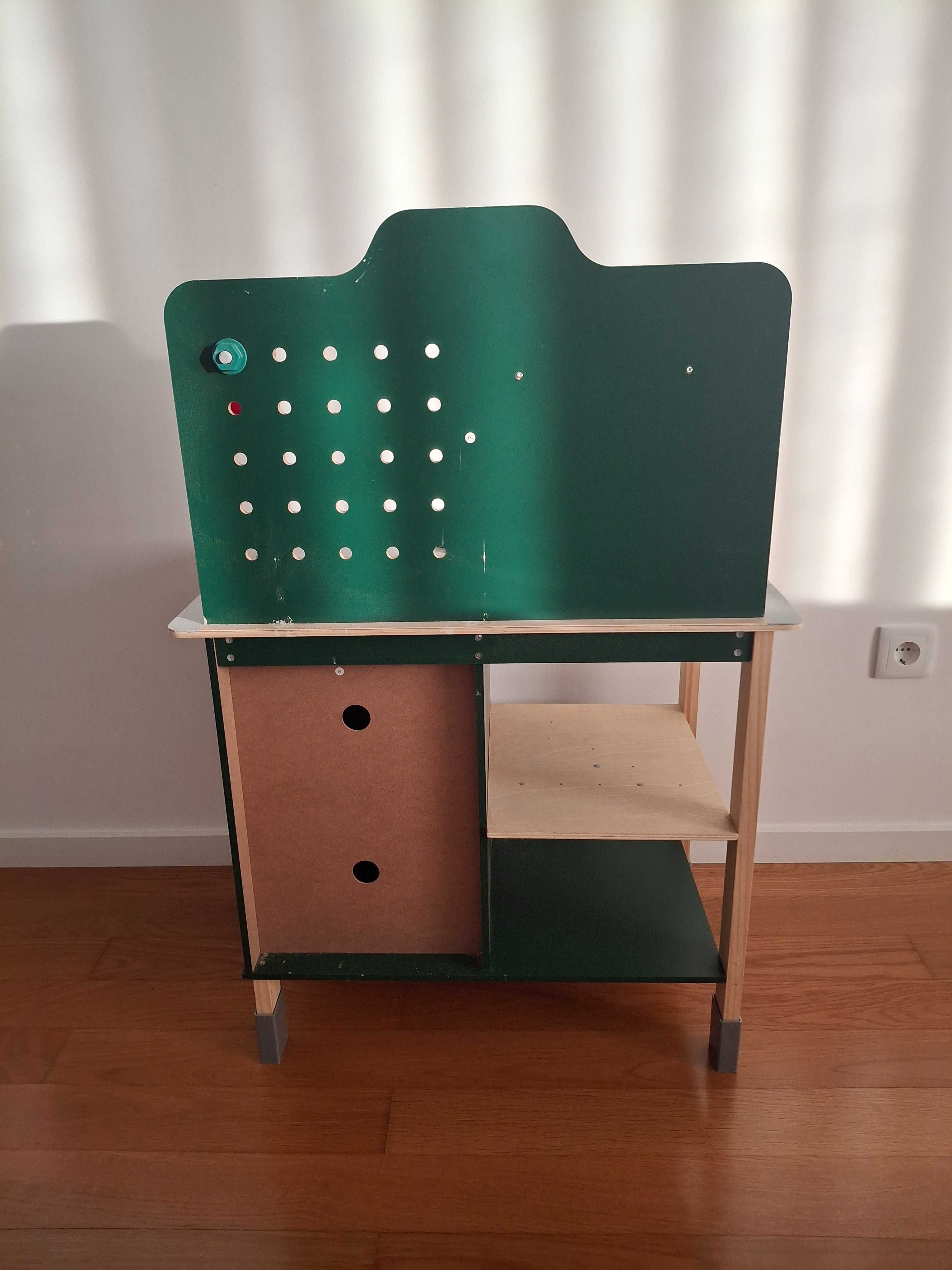 Bancada de ferramentas para crianças da Parkside