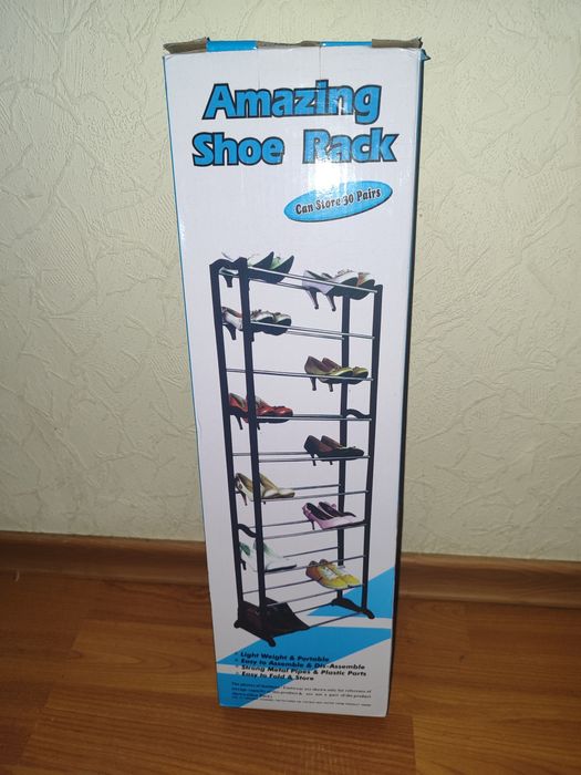 Полочка для взуття 10 полиць  етажерка стелаж этажерка обувная обуви