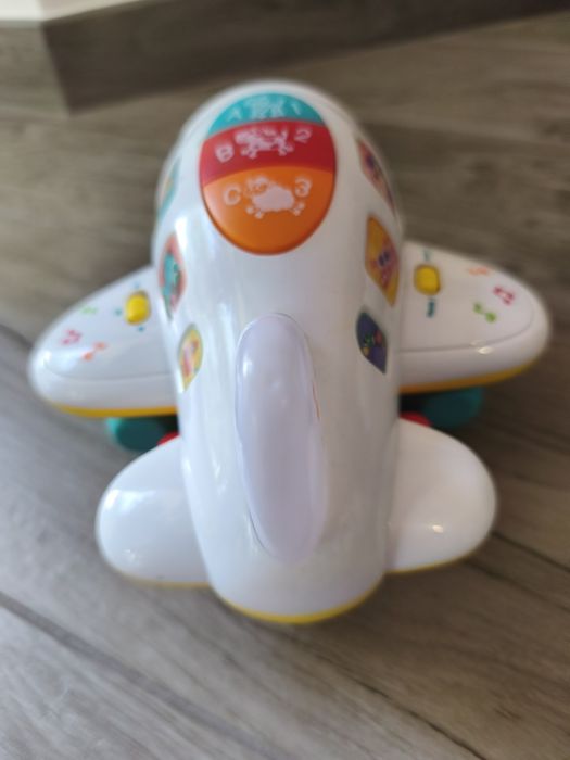 Avião brinquedo com música - Huile Toys Bump N Go Airplane