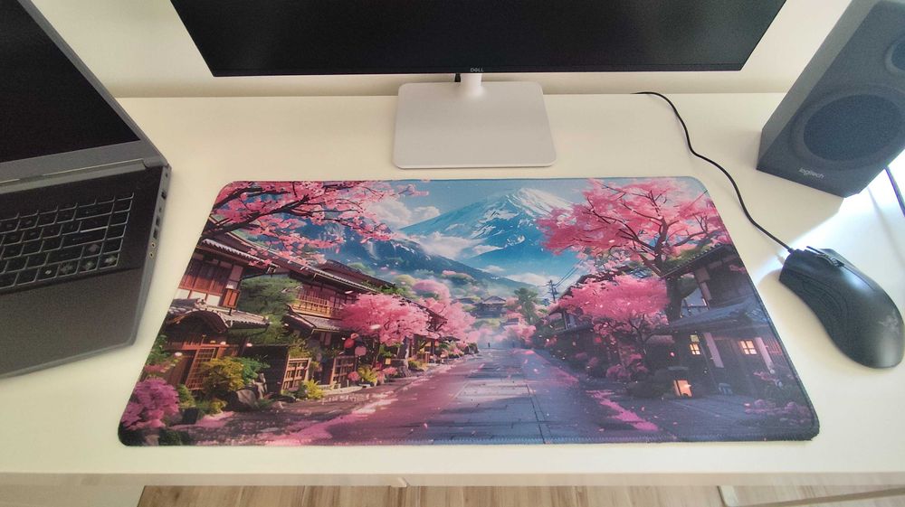 Podkładka Pod Mysz Myszkę Dla Graczy kwitnące wiśnie 30x60cm