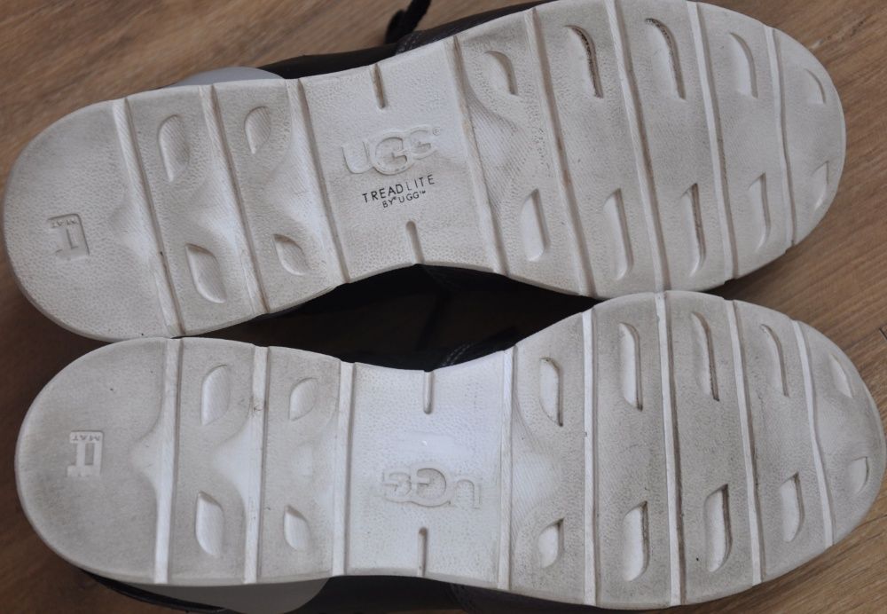 UGG R.37 sneakersy, skórzane półbuty sportowe- świetne