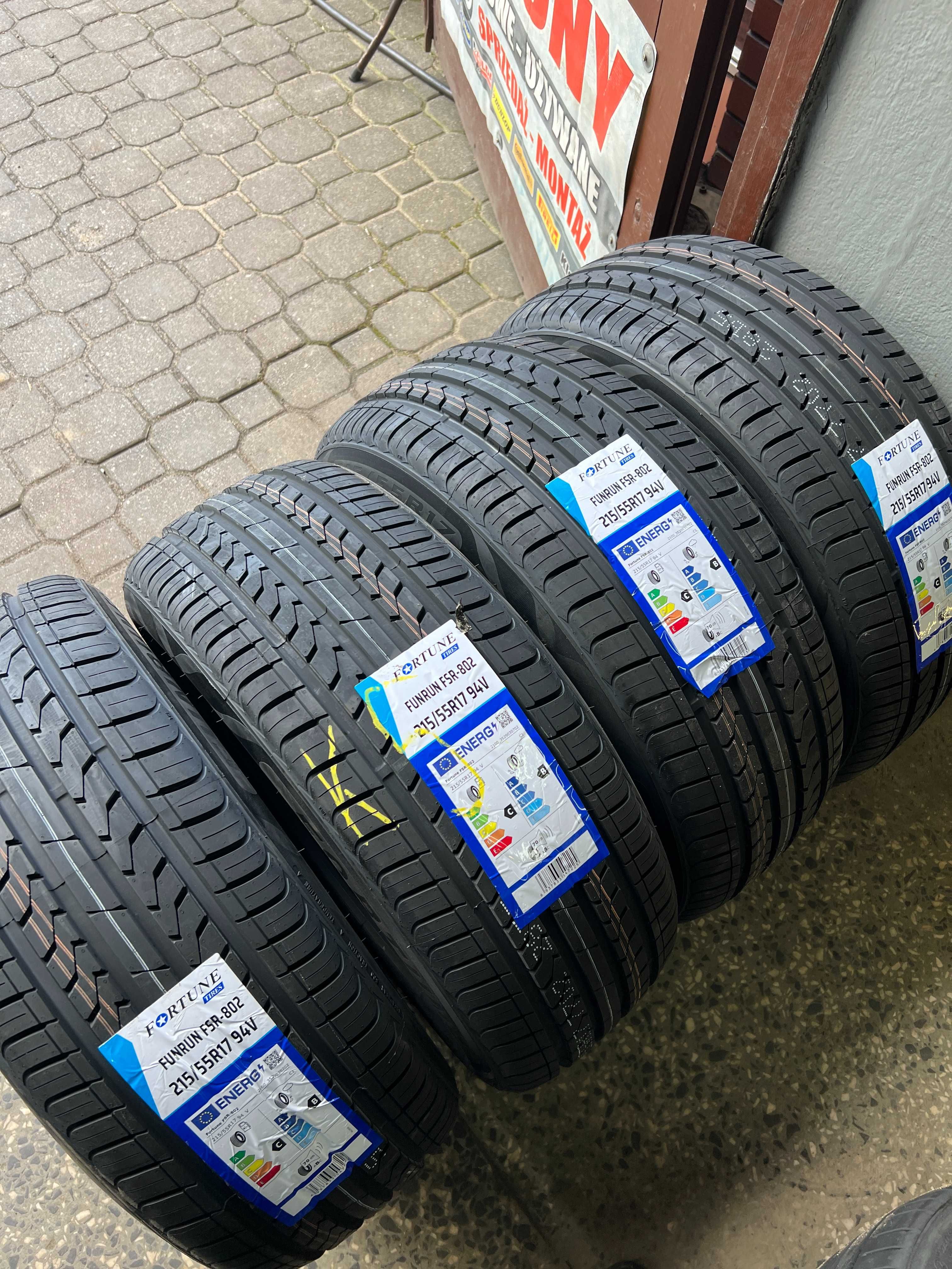 215/55r17 fortune nowe opony letnie 2024r montaż w cenie