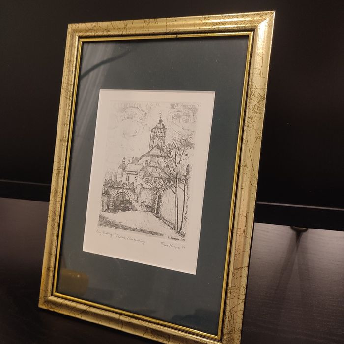 Obraz oryginalny Franz Knapp Schloss Schallaburg