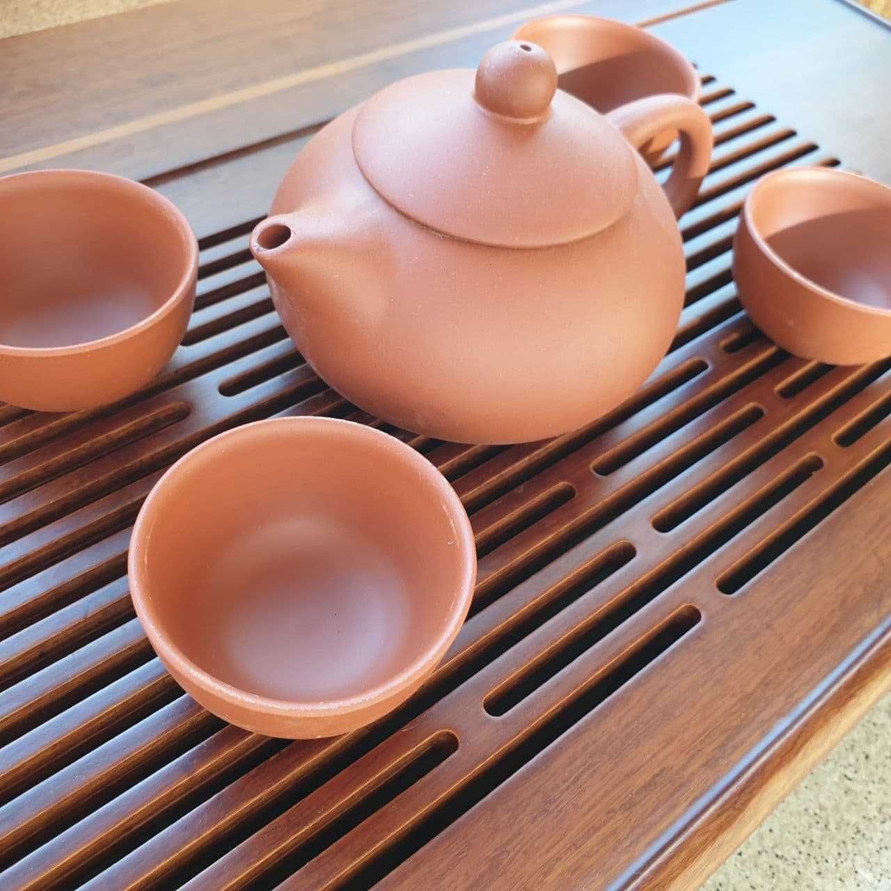Набор чайник и пиалы из Исинской глины для чайной церемонии