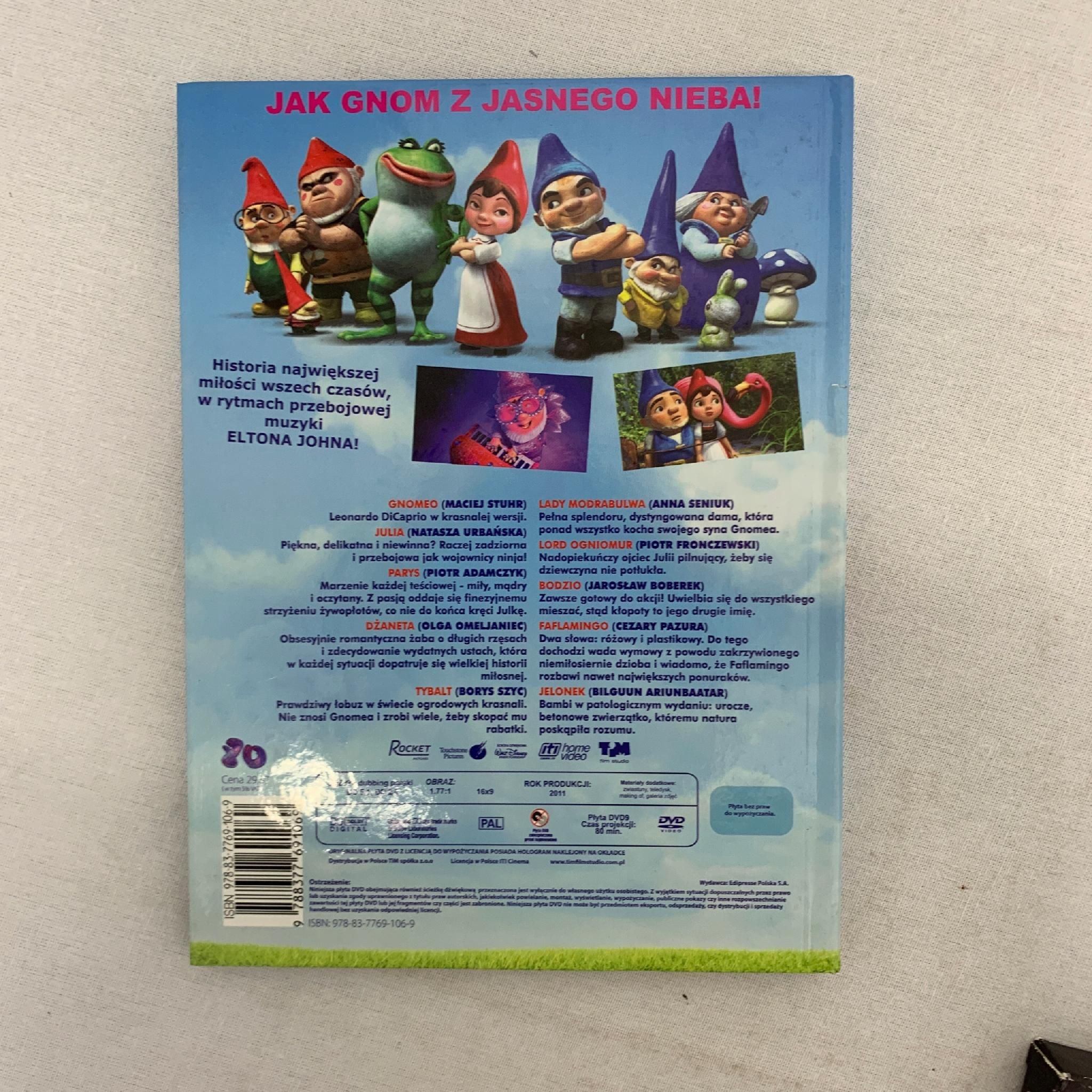 Gnomeo I Julia Płyta Dvd