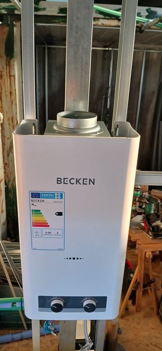 Esquentador a gas butano ou propano