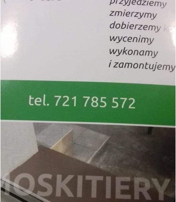 Moskitiery ramkowe aluminiowe