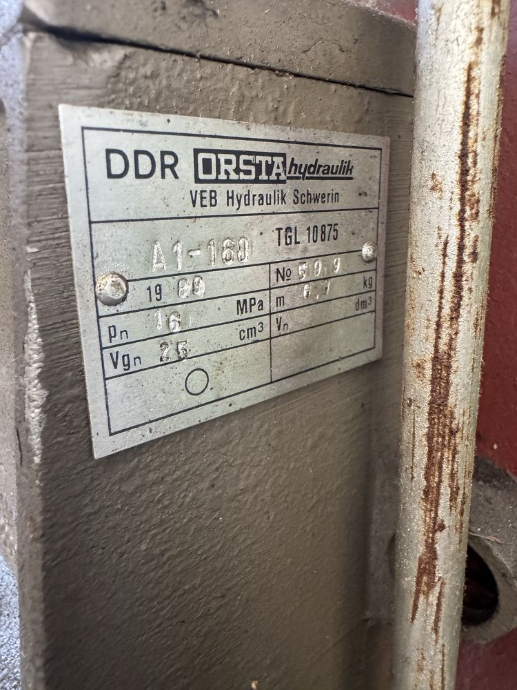 Agregat hydrauliczny pompa zasilacz DDR 0,75kW 16MPa