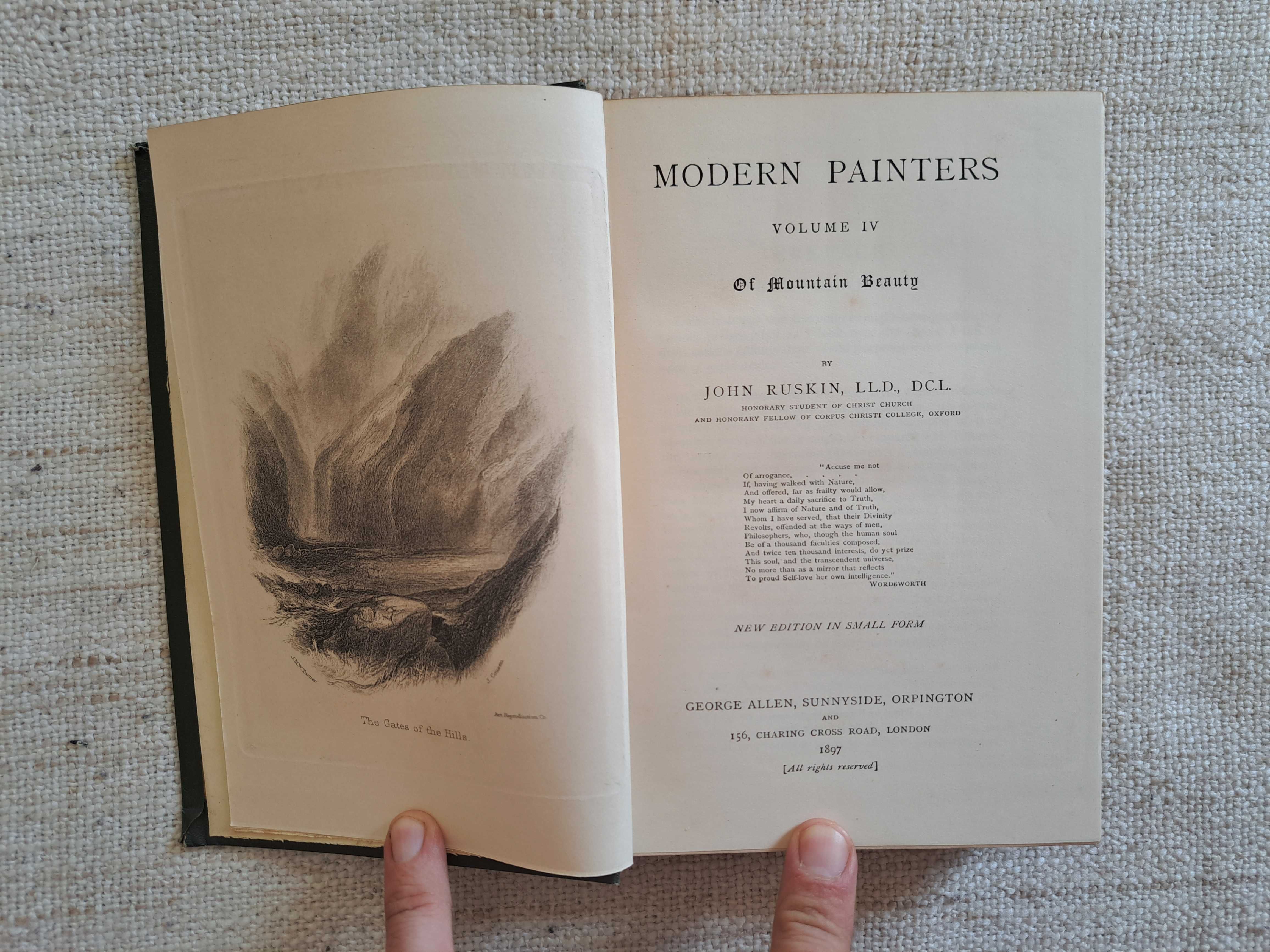 1897 rok. Współcześni malarze. Modern Painters. Tom IV. John Ruskin