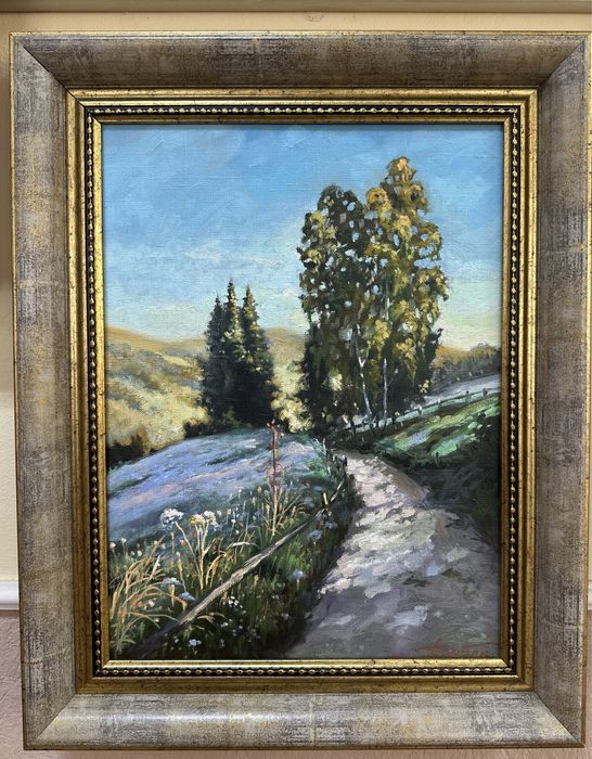 "Зимовий парк " 50x40см. Картина