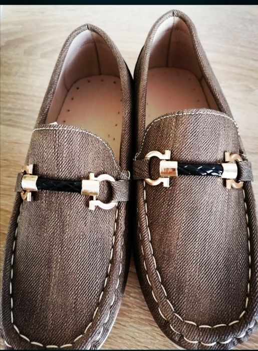 Eleganckie mokasyny chłopięce roz 36 wk 20,5cm