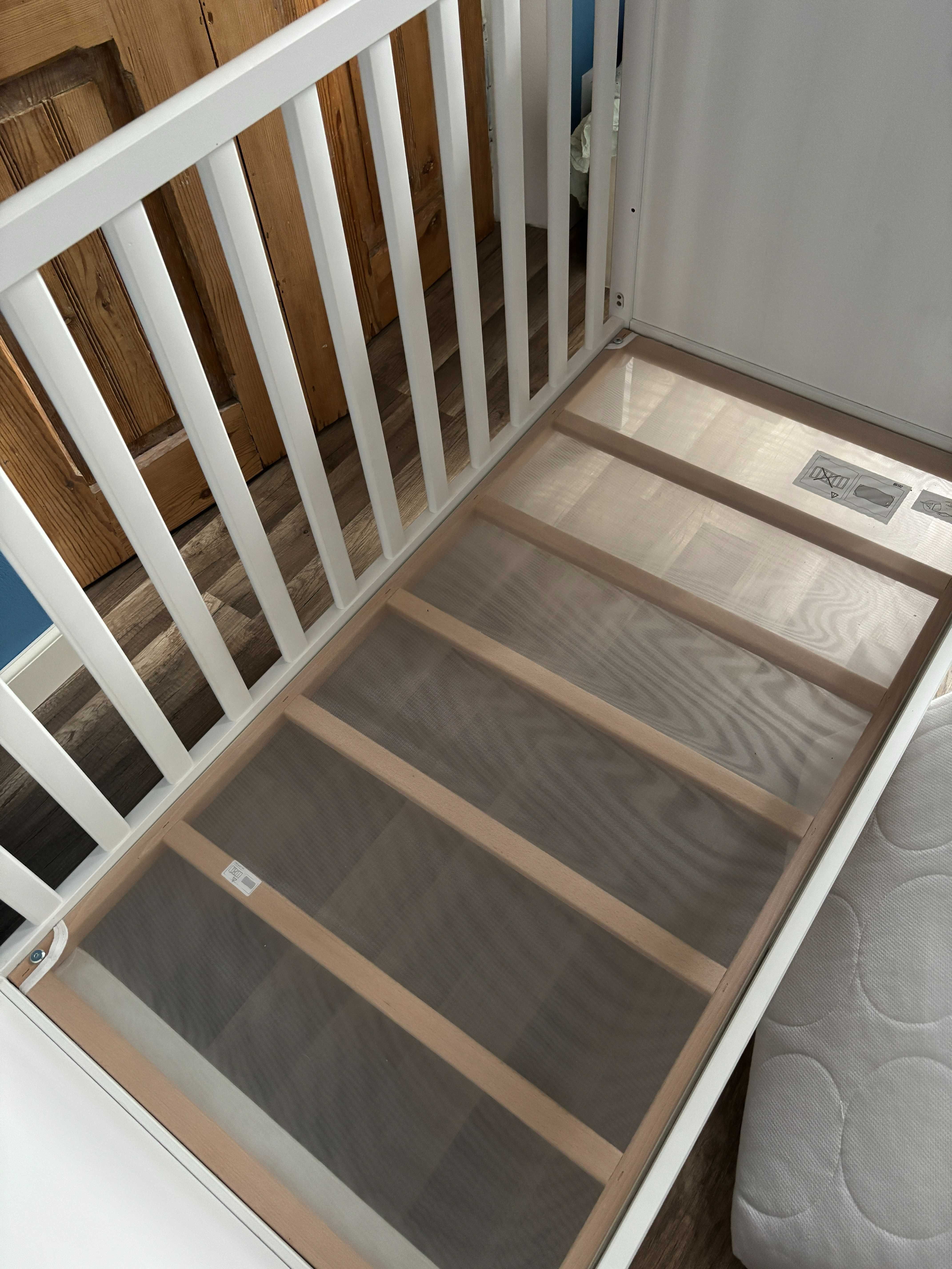 Łóżko dziecięce IKEA SUNDVIK 60x120 kolor biały bardzo dobry stan