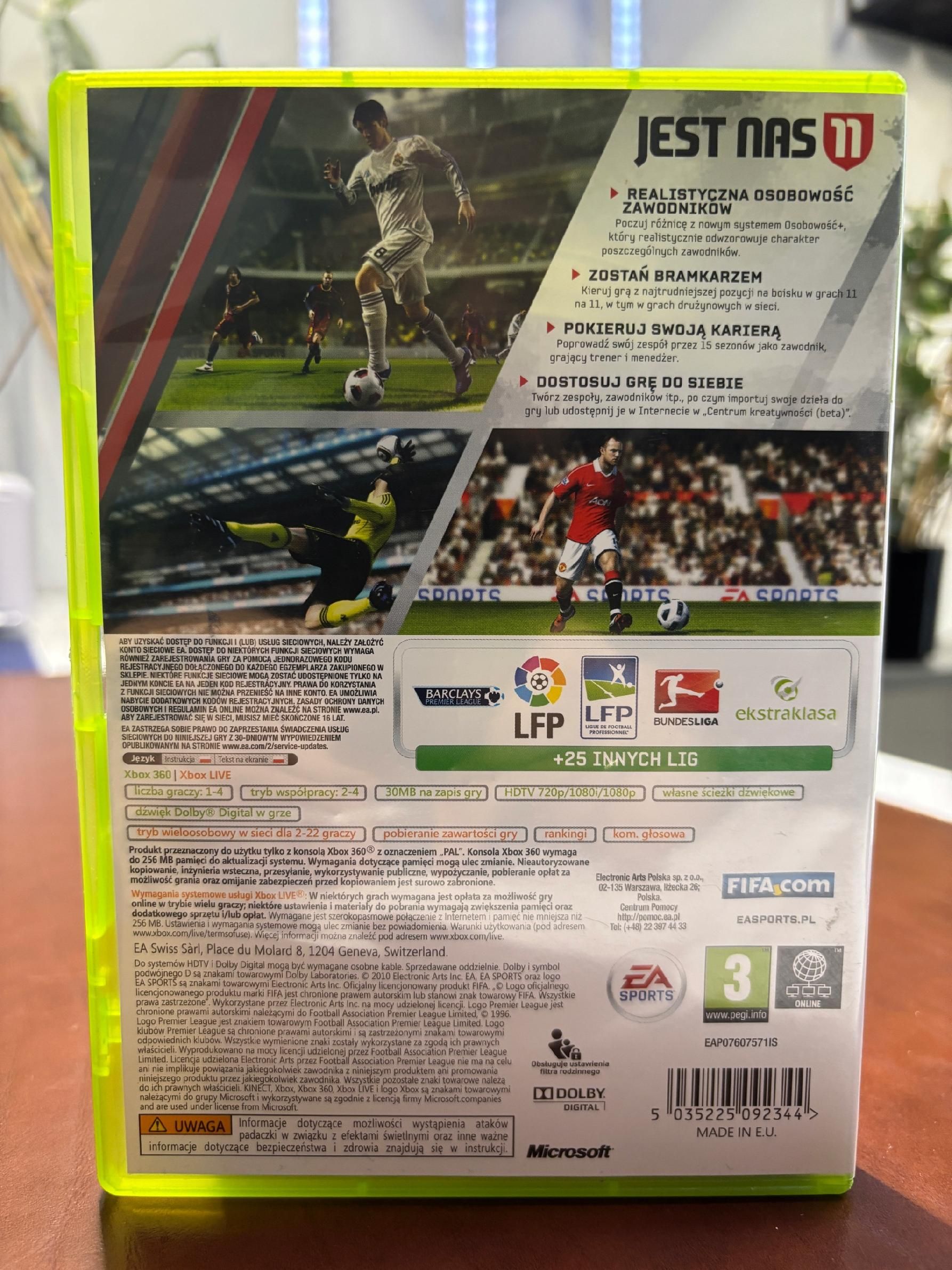 Xbox 360 Fifa 11 Po Polsku