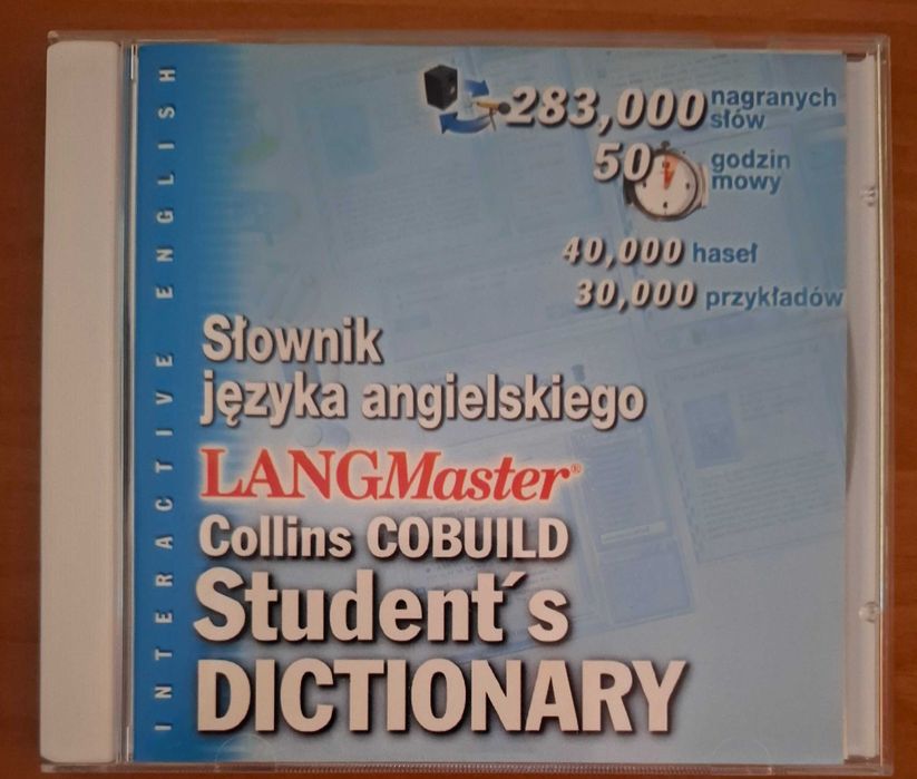 Płyta CD  "Słownik Języka Angielskiego"