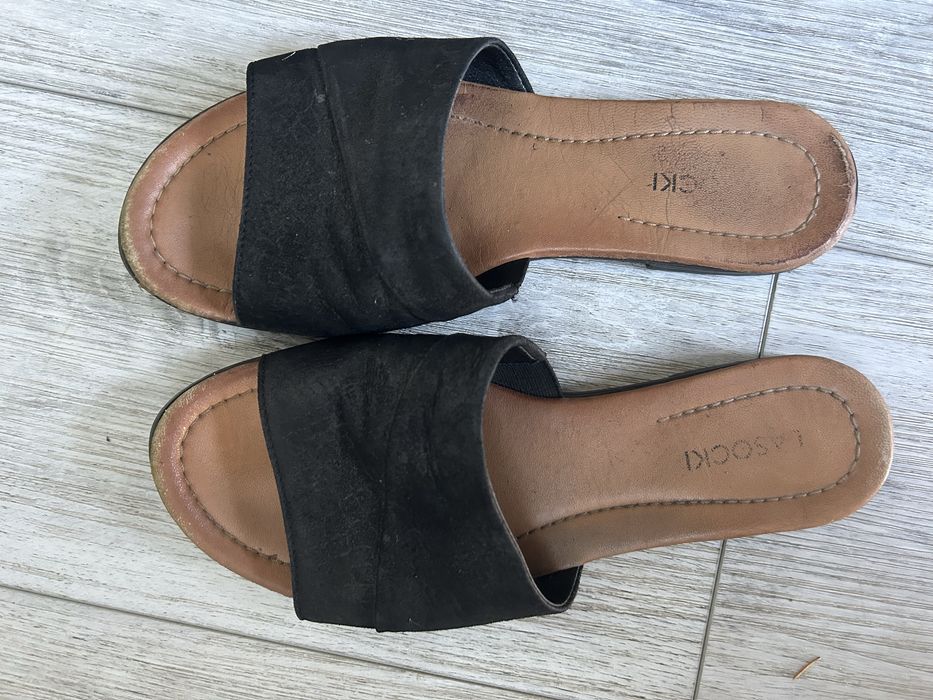 Klapki LASOCKI ccc skórzane rozmiar 38