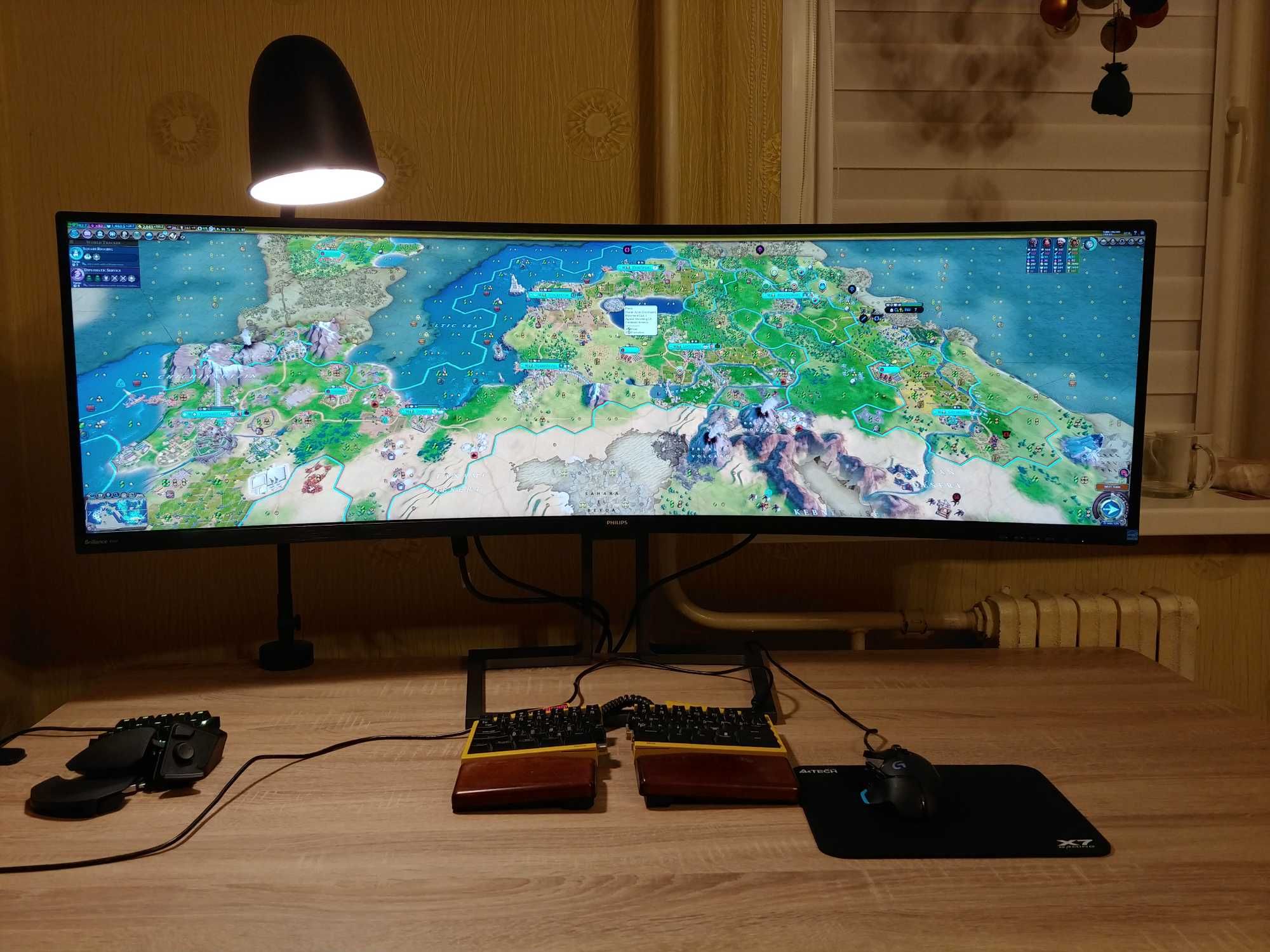 Monitor Philips 499P9H/00 Curved 48.8" 32:9 5120x1440 70Hz