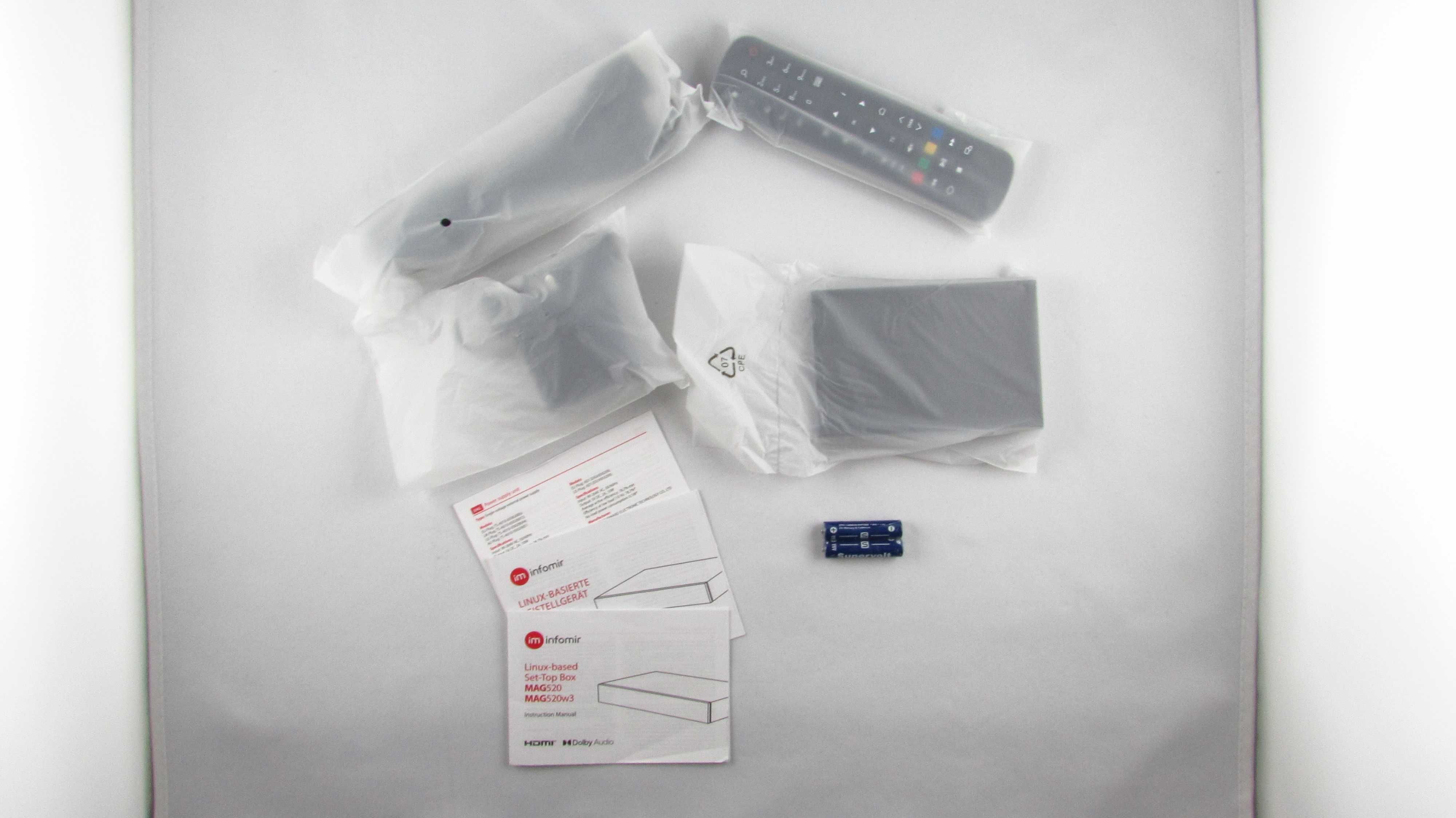 INFOMIR - Dekoder Tuner IPTV MAG 520w3  Nowy