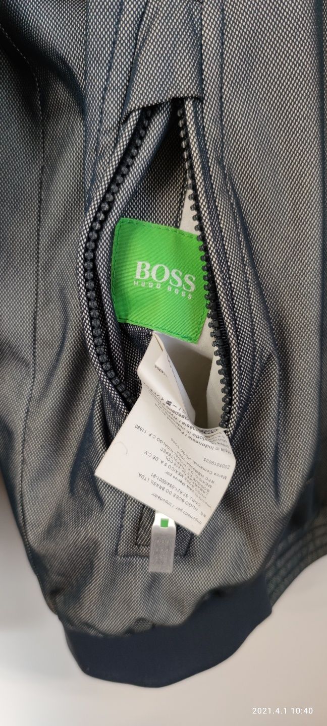 Kurtka dwustronna Hugo Boss Green Jannes