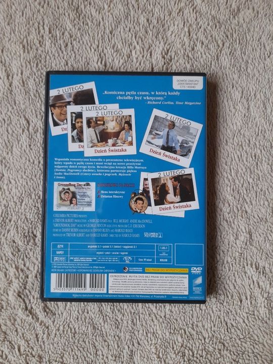 Film DVD - Dzień Świstaka (Bill Burray) Lektor PL