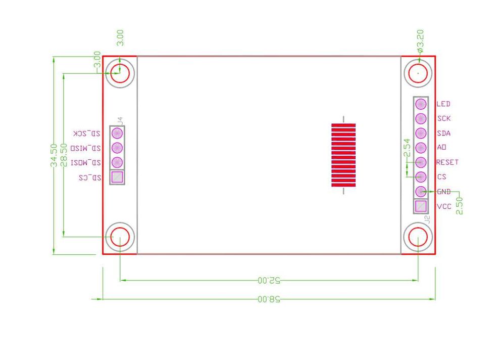 Дисплей 1.8" LCD Display TFT SPI 128*160 ST7735 для Arduino ESP32