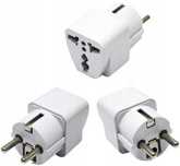 2 szt x PRZEJŚCIÓWKA ANGIELSKA Adapter UK PL Wtyczka Gniazdo 250V 10A