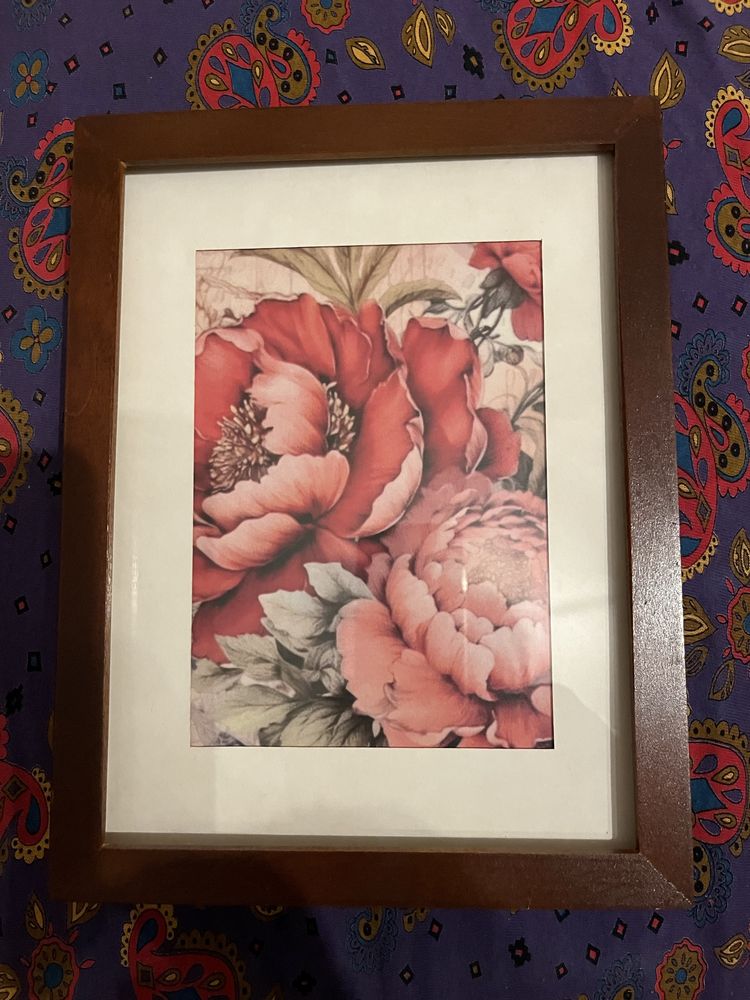 Plakat w stylu rustykalnym prowansalskim shabby home