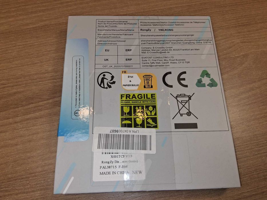 E172 Wyświetlacz LCD Ekran Dotyk Samsung Galaxy A21S Ramka Zestaw