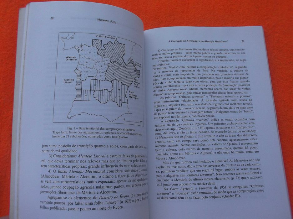 A Evolução da Agricultura do Alentejo Meridional -  Mariano Feio