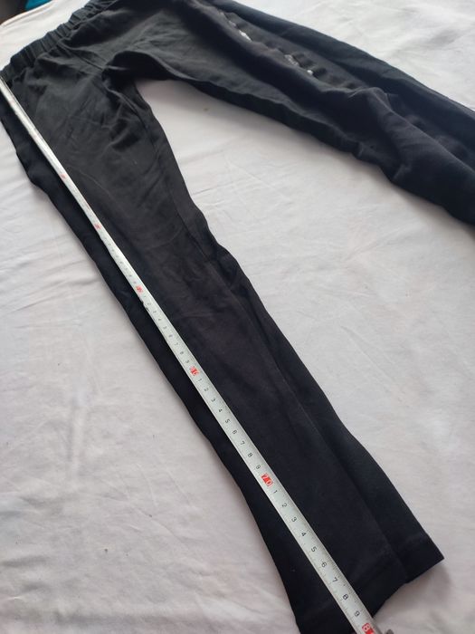 Czarne Getry leginsy rozmiar 134-140