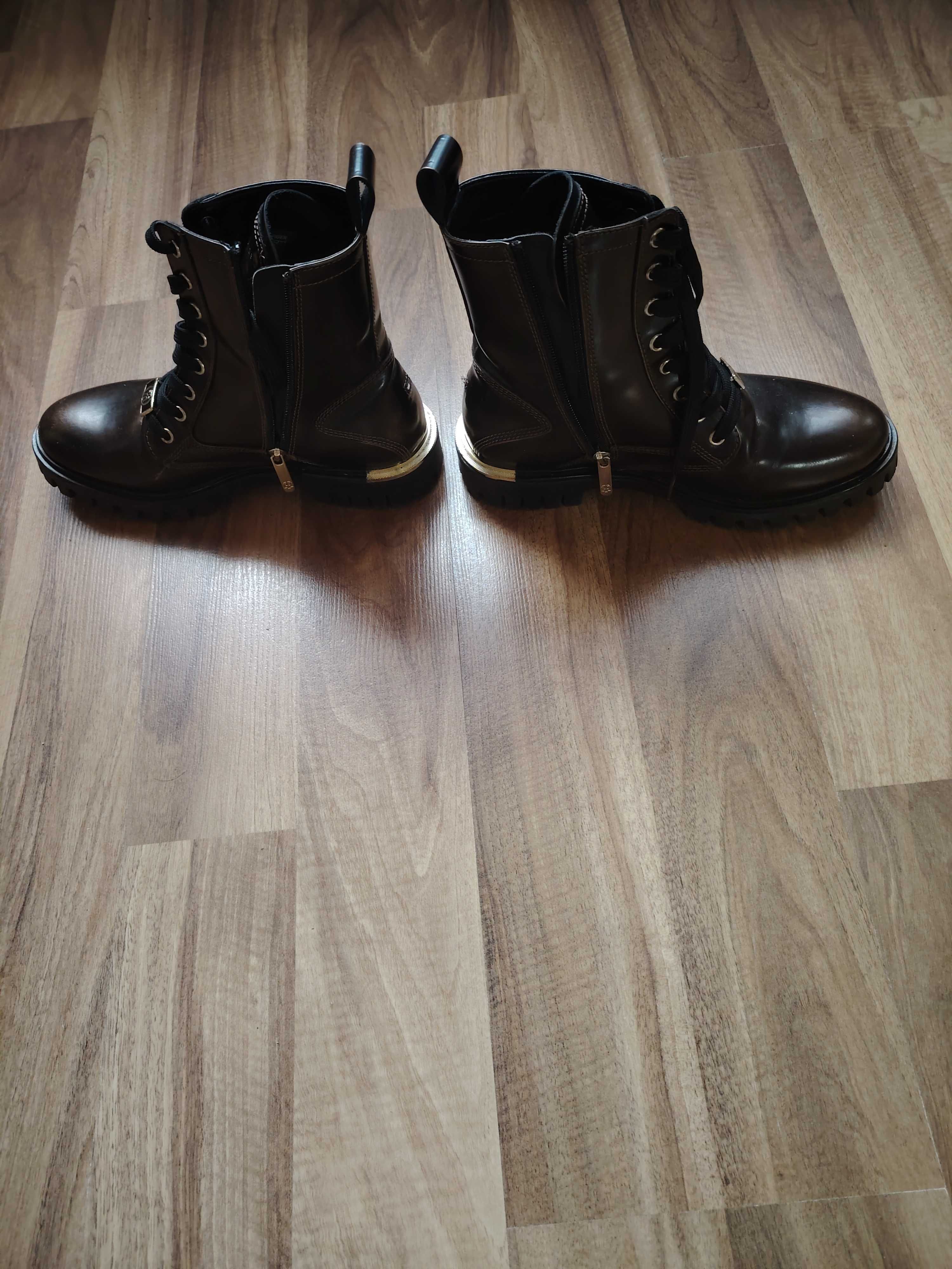 Buty tommy hilfiger trapery polished leather