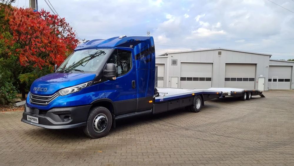 Iveco NPS Daily 70c21  z przyczepą 5.5t! Ładowność zestawu 6 ton!