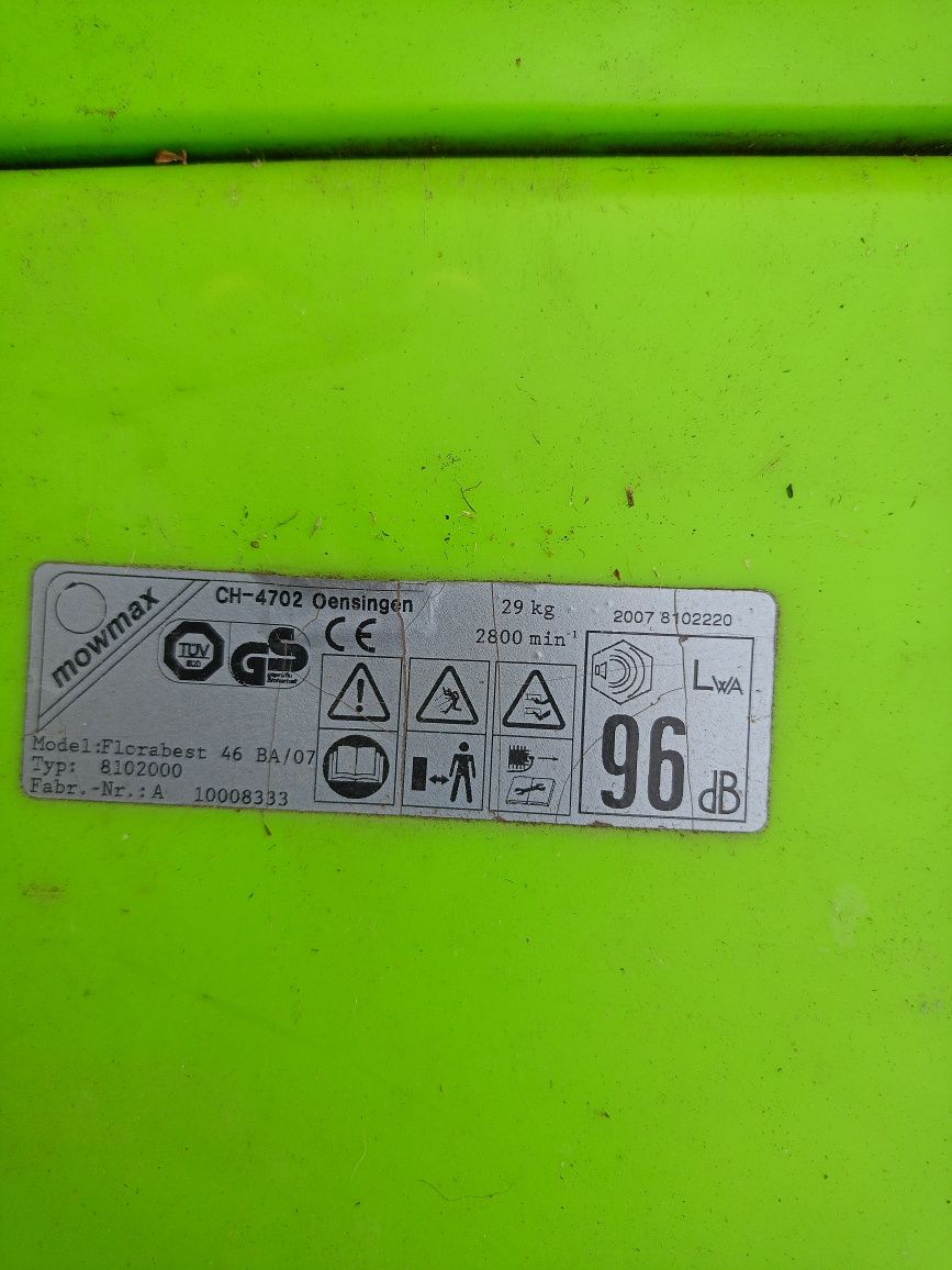 Kosiarka spalinowa florabest z napędem silnik Briggs stratton