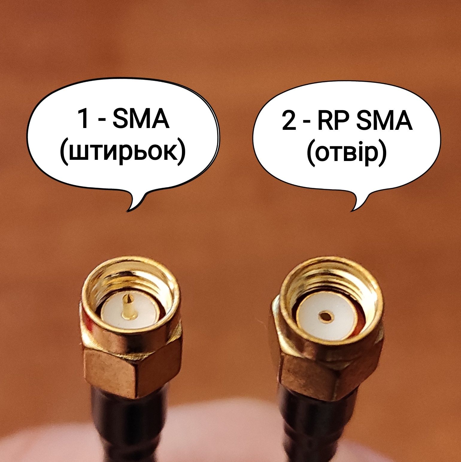 Антена для FPV окулярів Triple Feed Patch 5.8GHz RP-SMA SMA