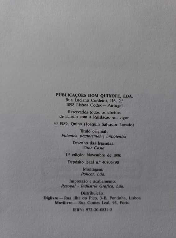 Potentes, Prepotentes e Impotentes - Quino (Capa Dura - Dom Quixote)