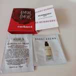 Cacharel amor / Burberry her / Kiehl`s cream / Bobbi Brown - 4x NOWE