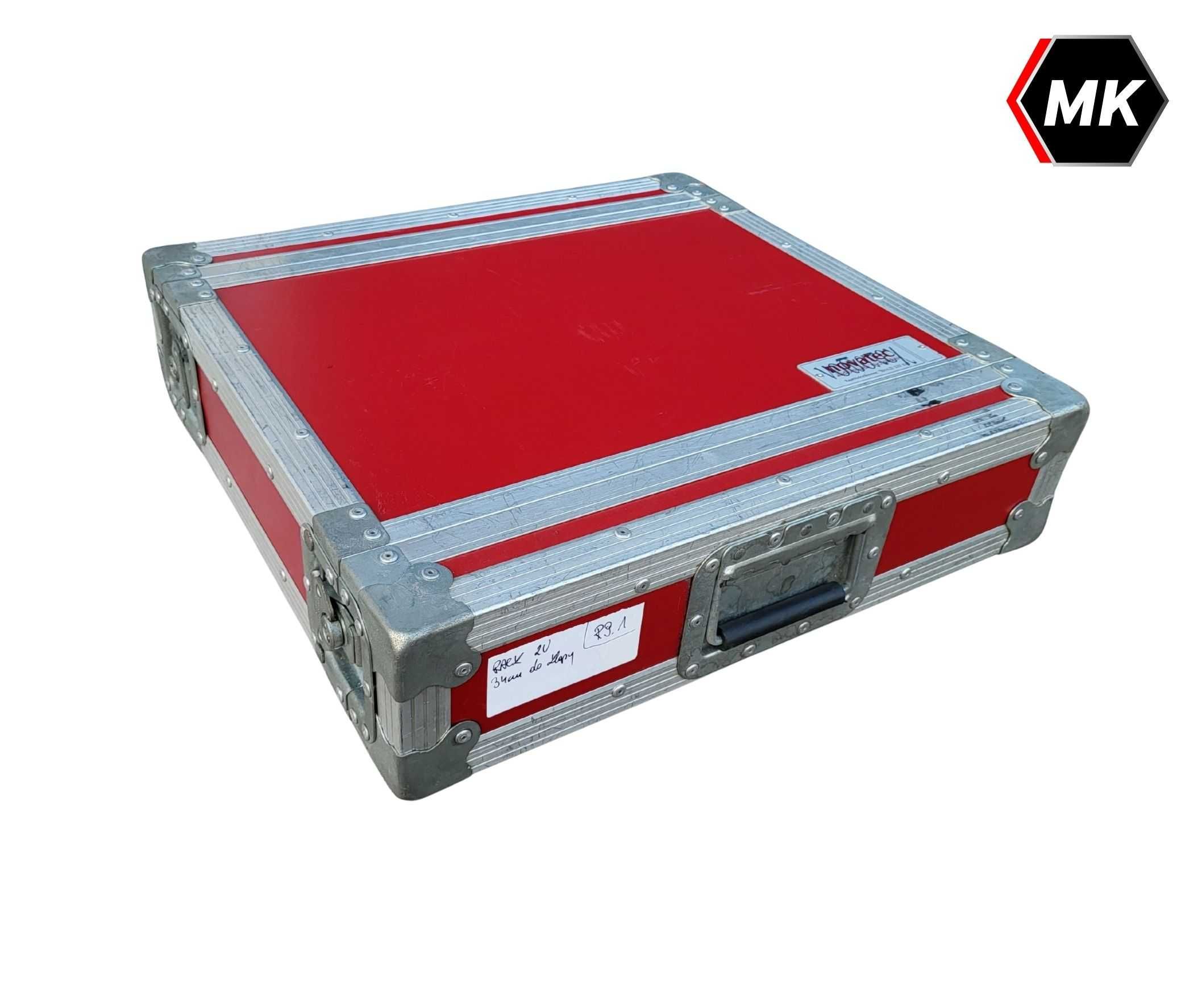 RACK 2U 19cali 1x szyna 34cm do klapy Double Door R9.1