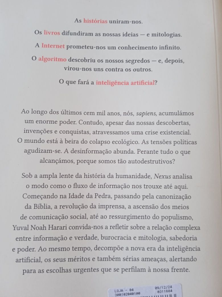 Nexus, história breve das redes informação