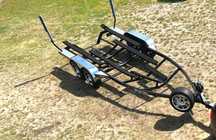 Boatmate Trailers  Przyczepa do łodzi USA Boat Mate Supra zarejestrowana