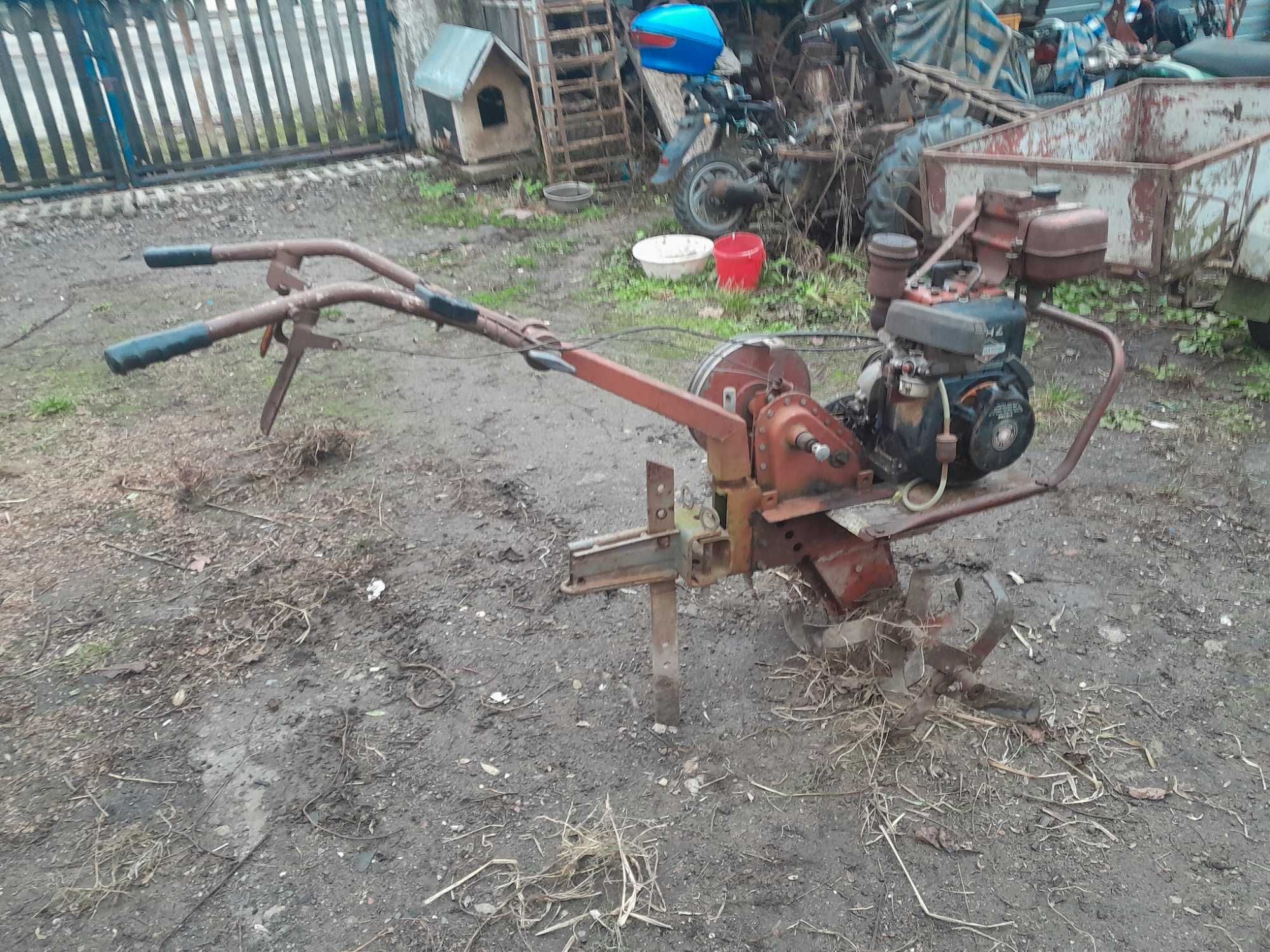 Traktorek MotoWolk, jednoosiowy ogrodniczy dzik,zestaw,dwie szt.
