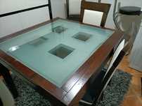 Mesa extensil + 4 cadeiras