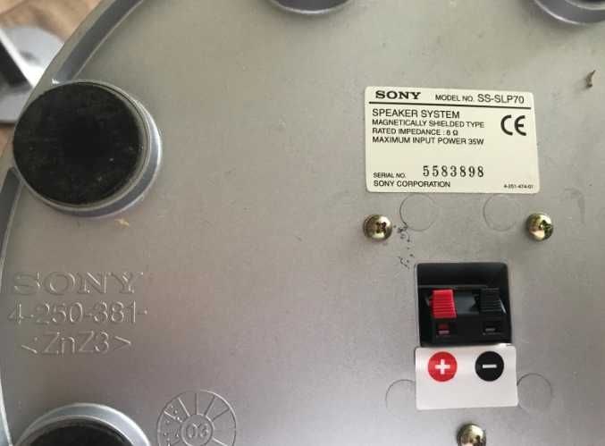 Głośniki kolumny sony model SS-SLP70
