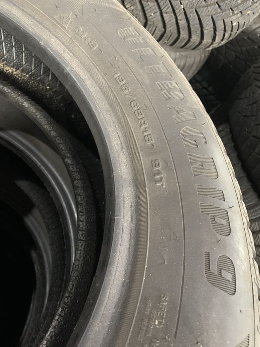 Шини б/у зима 195/65 15 Goodyear ultragrip 9