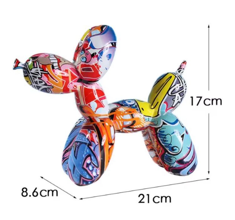 Статуэтка собака, собачка balloon dog граффити