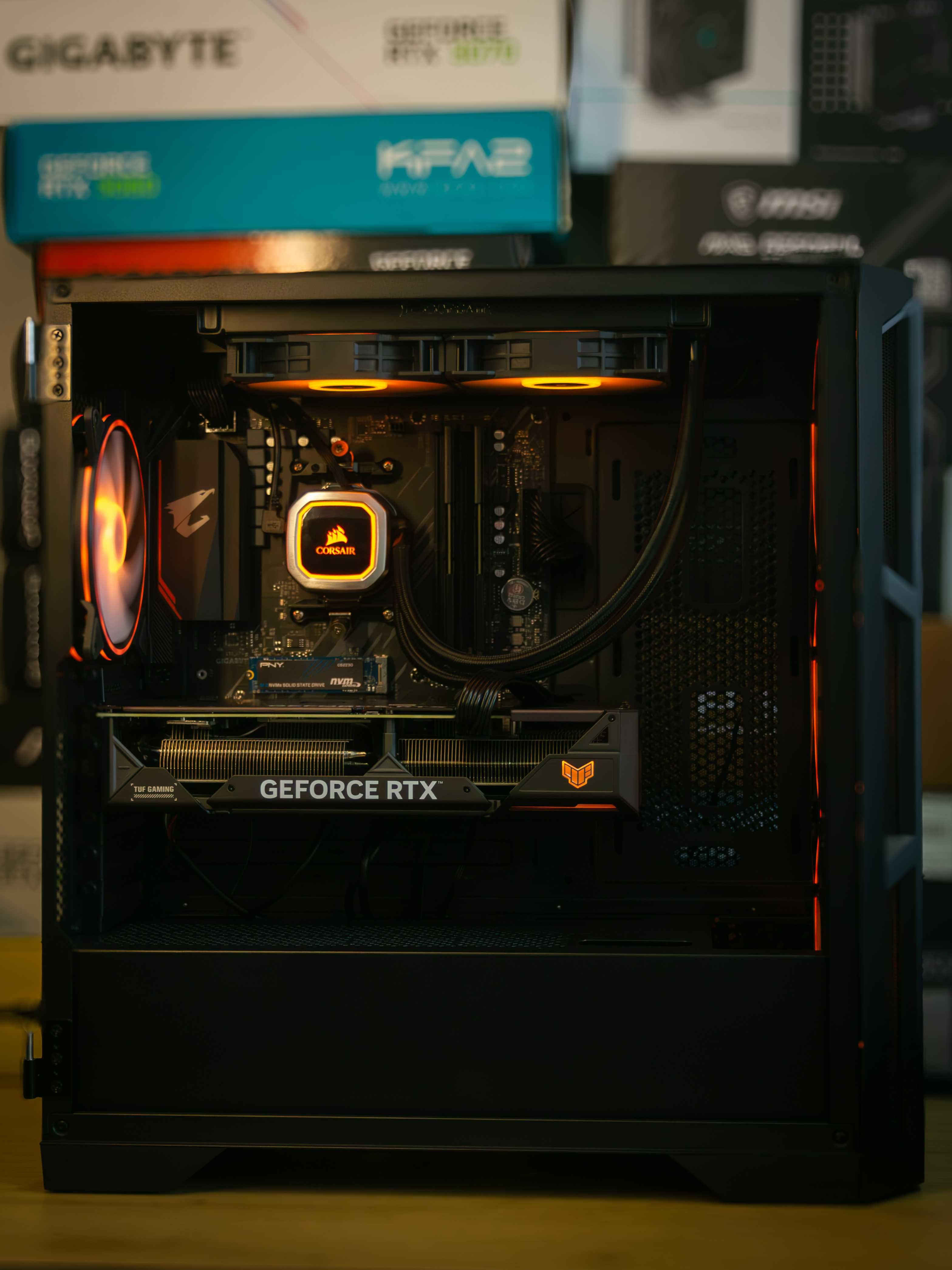Komputer gamingowy, gwarancja, RTX 4060Ti, Ryzen 9 5900X, 32GB 3600mhz