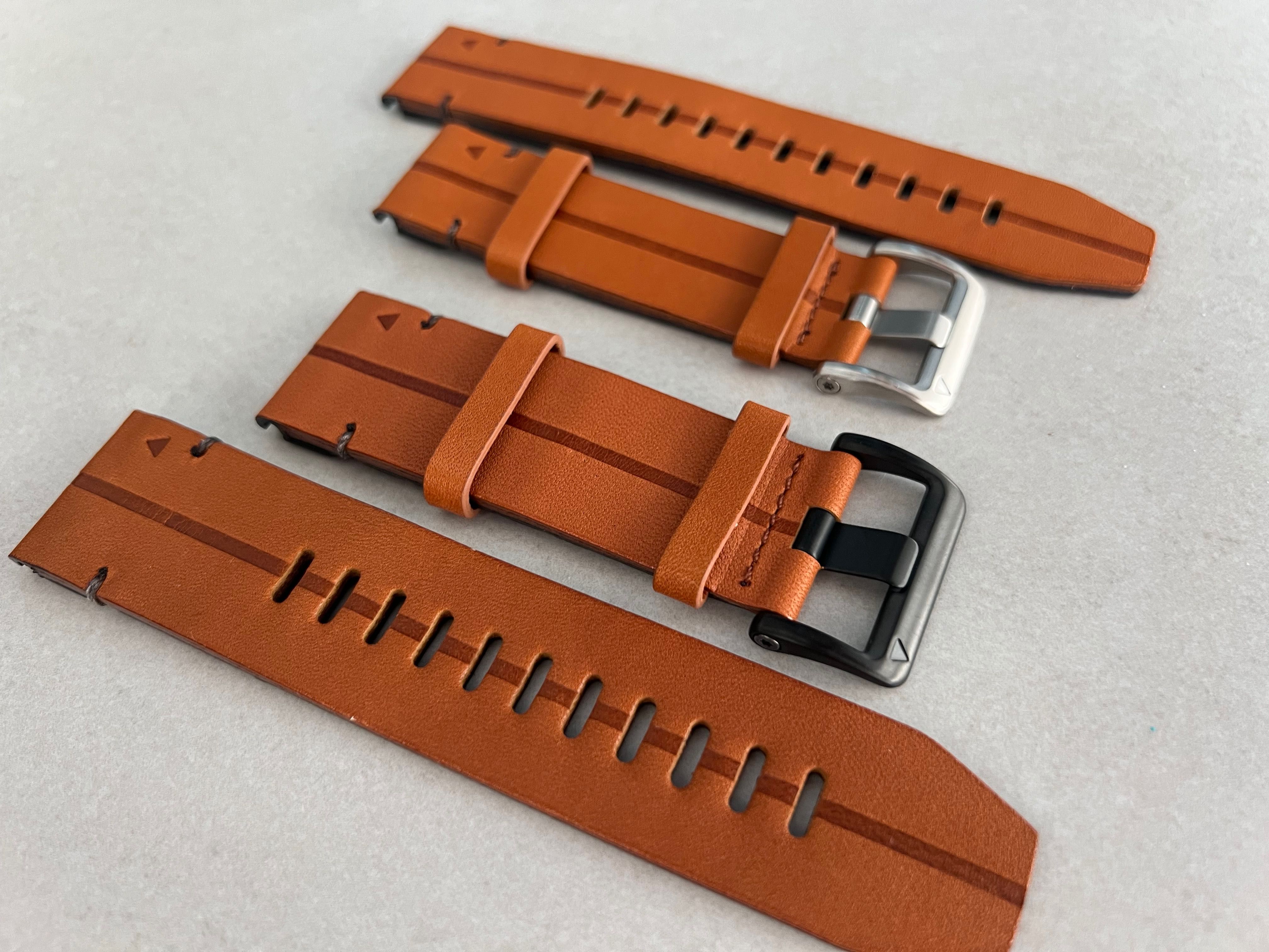 Шкіряні ремінці на годинник Garmin Quick Fit 22мм 26мм браслет, ремінь