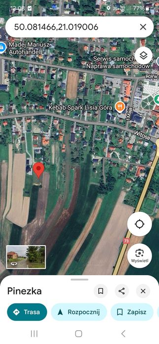Dzialka budowlana z warunkami lisia gora 10 arów