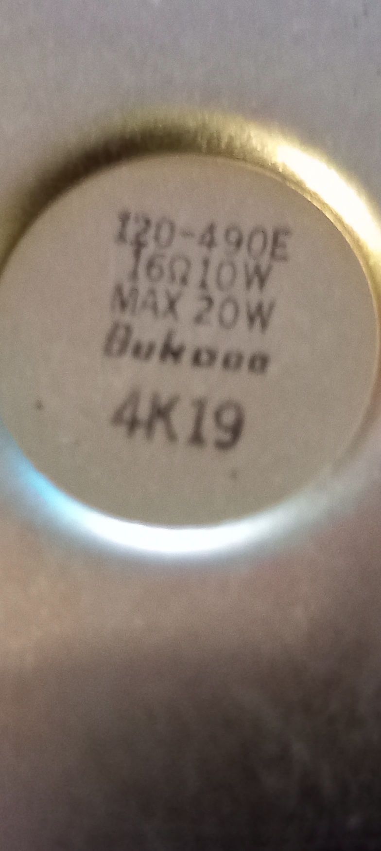 Dwa głośniki 16 ohm - 10- 20 waat .