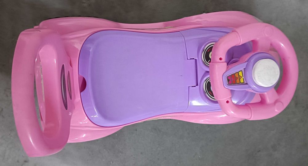 Carro andador rosa
